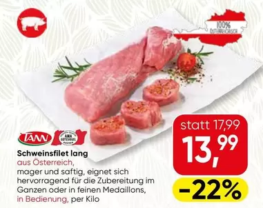 Ama - Schweinsfilet lang