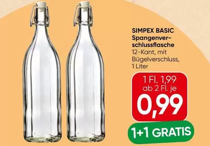 Spangenverschlussflasche