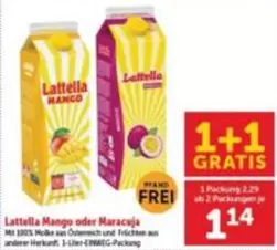 Lattella Mango oder Maracuja
