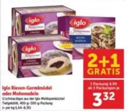 Riesen-Germknödel oder Mohnnudeln