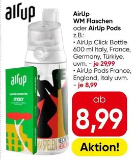 WM Flaschen oder AirUp Pods