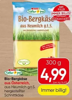 Bio-Bergkäse aus Heumilch g.t.s.