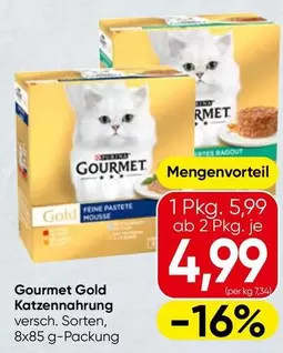 Gold - Katzennahrung