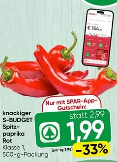 Spitzpaprika Rot