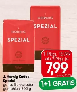 Kaffee Spezial ganze Bohne oder gemahlen