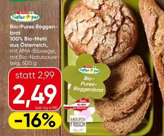 Bio - -Pures Roggenbrot