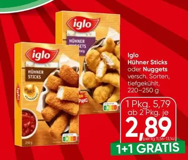 Hühner Sticks oder Nuggets