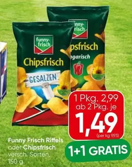 Chipsfrisch Riffels oder Chipsfrisch