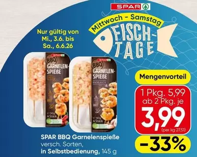 BBQ Garnelen Spieße