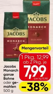 Monarch ganze Bohne oder gemahlen