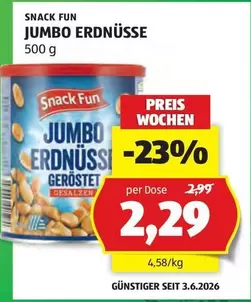 JUMBO ERDNÜSSE GERÖSTET GESALZEN