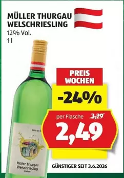 MÜLLER THURGAU WELSCHRIESLING