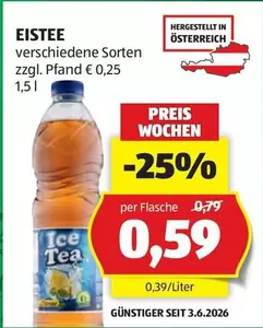 EISTEE verschiedene Sorten