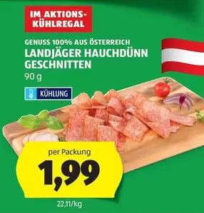LANDJÄGER HAUCHDÜNN GESCHNITTEN