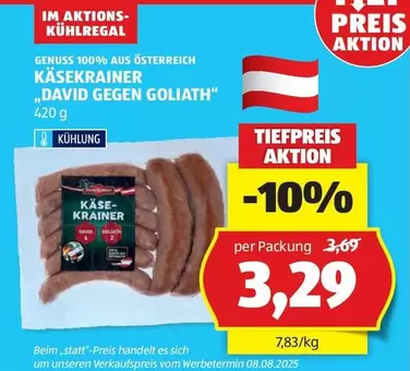 KÄSEKRÄINER "DAVID GEGEN GOLIATH"