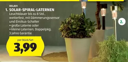Kleine - SOLAR-SPIRAL-LATERNE