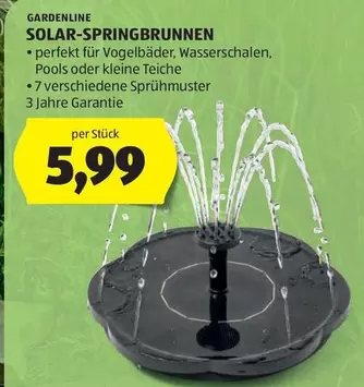 Kleine - SOLAR-SPRINGBRUNNEN