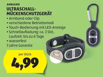 ULTRASCHALL-MÜCKENSCHUTZGERÄT