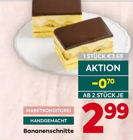 Bananenschnitte