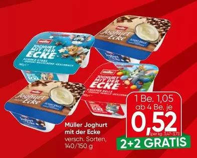 Joghurt mit der Ecke