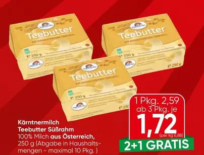 Teebutter Süßrahm