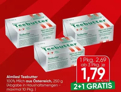 Teebutter Süßrahm