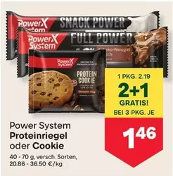 Proteinriegel oder Cookie