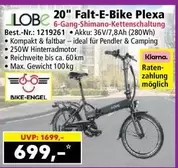 Camping - 20" Falt-E-Bike Plexa