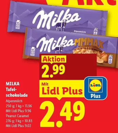 Milka - Tafel-schokolade