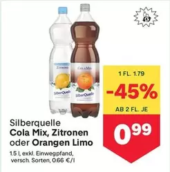 Mix - Cola , Zitronen oder Orangen Limo