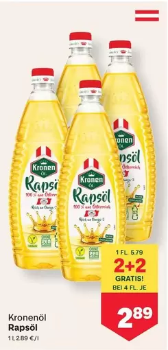 Vegan - Kronenöl Rapsöl