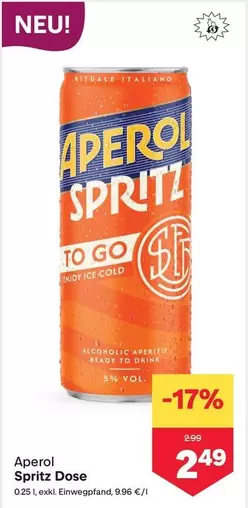 Aperol - Spritz Dose