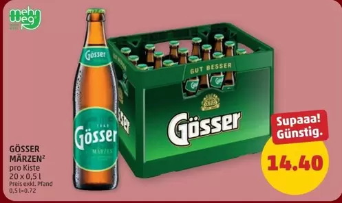 Gösser Märzen pro Kiste