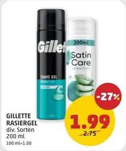 RASIERGEL div. Sorten
