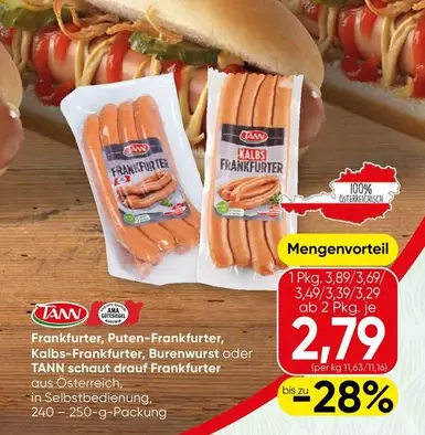 Ama - Frankfurter, Puten-Frankfurter, Kalbs-Frankfurter, Burenwurst