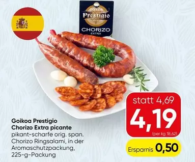 Chorizo Extra picante