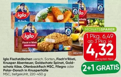 Gold - Fischstäbchen