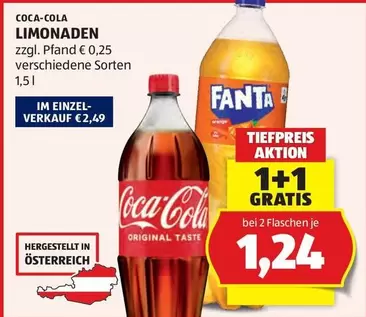 Coca Cola - LIMONADEN