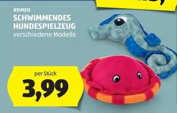 Schwimmendes Hundespielzeug