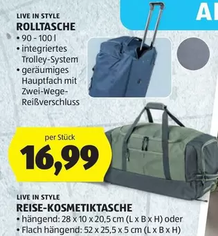 Live - ROLLTASCHE