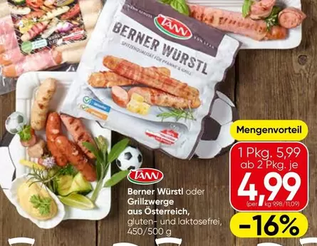 Berner -  Würstel oder Grillzwerge