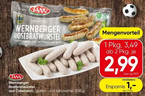 Wernberger Rostbratwürstel