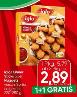 Hühner Sticks oder Nuggets