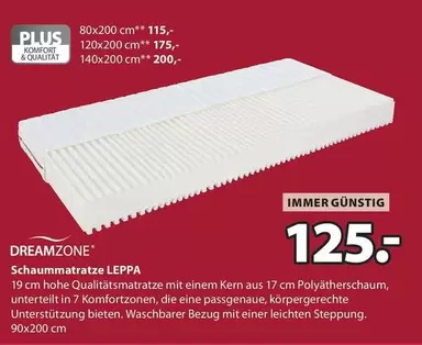 Schaummatratze LEPPА