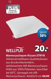 Memoryschaum-Kissen STRYN
