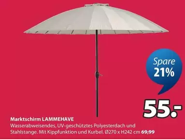 Marktschirm LAMMEHAVE