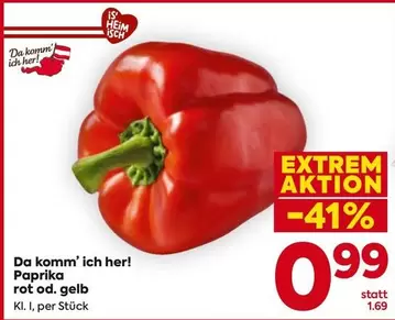 Paprika rot od. gelb