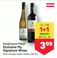 Exclusive My Signature Wines