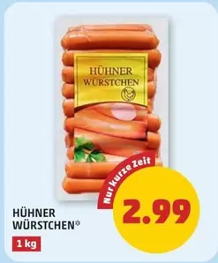 Hühner Würstchen