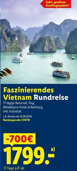 Faszinierendes Vietnam Rundreise